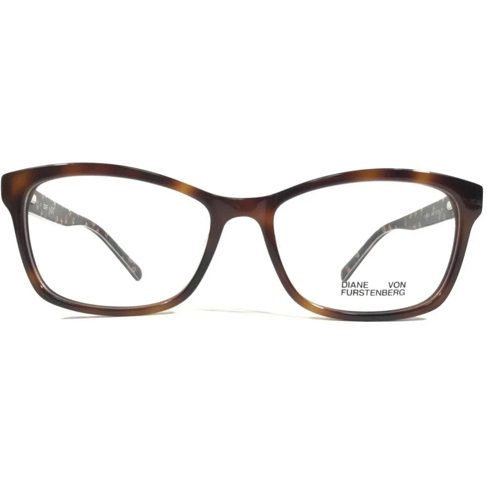 Diane von Furstenberg Eyeglasses Frames DVF5129 240 Tortoise Floral 52-16-135